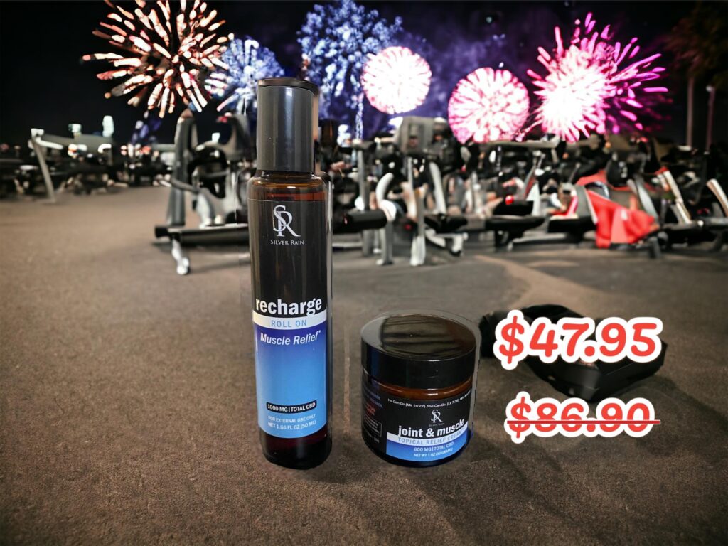 NYE special on muscle relief products