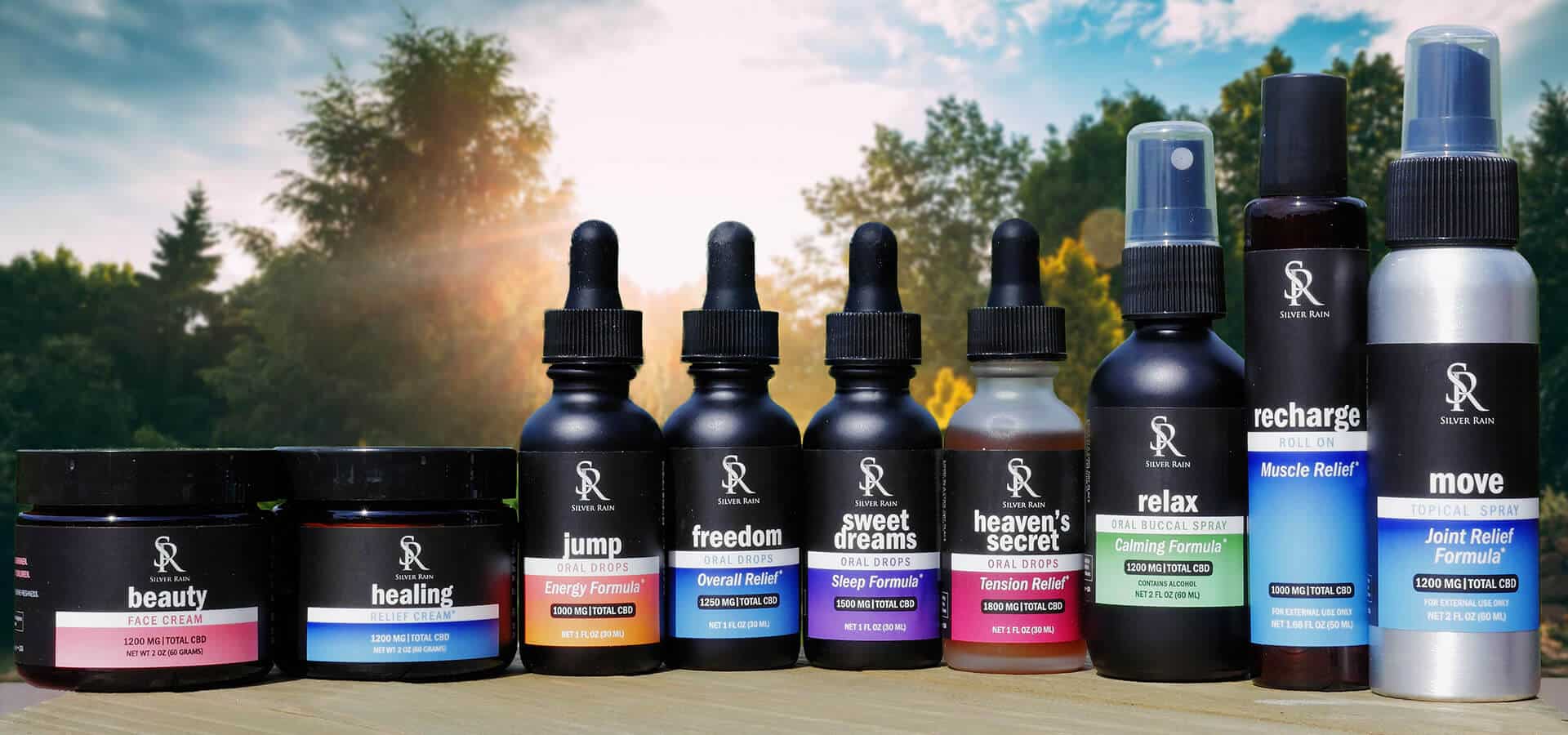 silverrain CBD products for fitness professionals